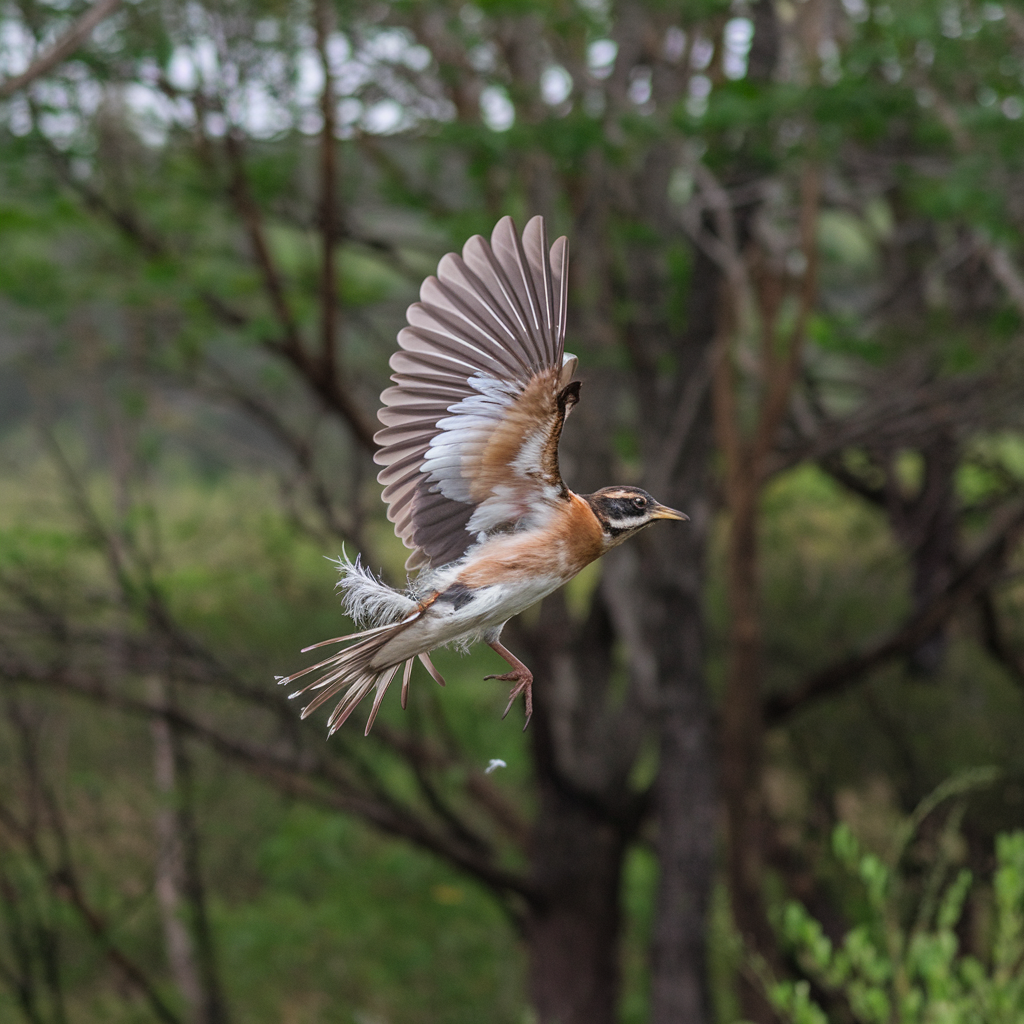 Can Birds Lose Several Feathers Stay Connected?